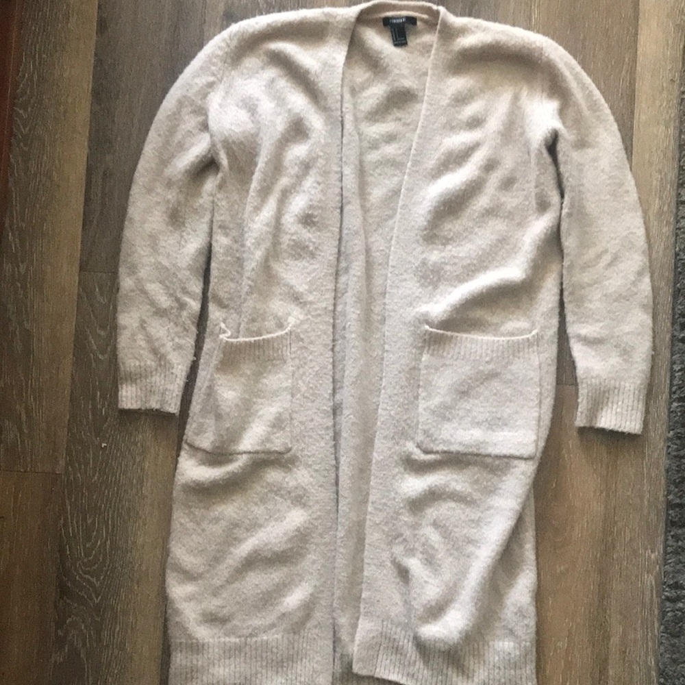 Forever 21 Knee Length Cardigan